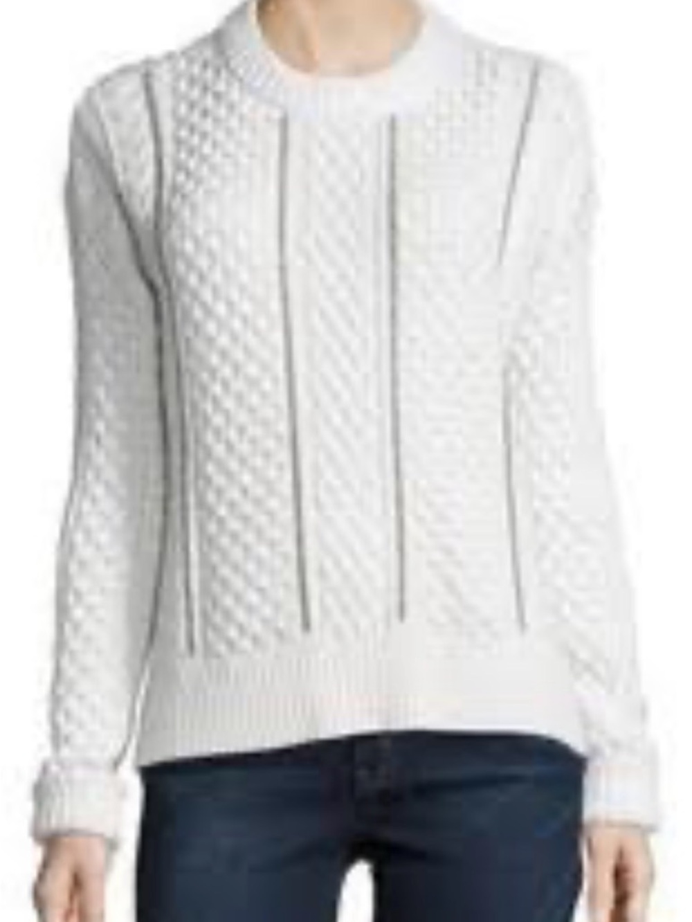 Michael Kors Chain Cable Knit Sweater | EUC | Sz M